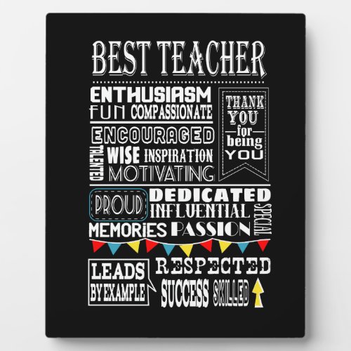 teacher retirement gift for boss long service plaque