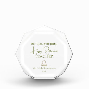 Teacher Retirement Gift Officially Retired