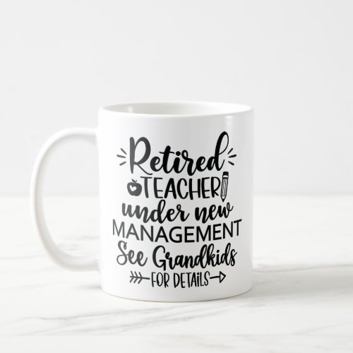 Teacher Retirement Gifts Cute Mug Gift Retired
