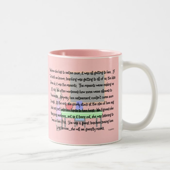 Teacher Retirement "Gone Bonkers" Story Art Gifts Mug