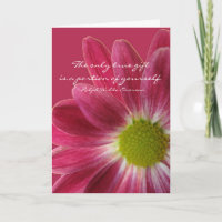 Teacher retirement, pink flower card