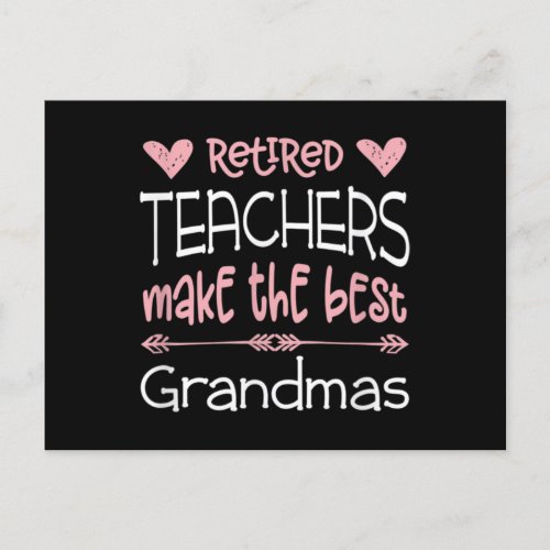 Teacher Retirement Quote Postcard