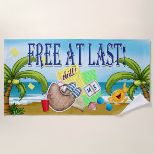 Teacher / Retirement / Student Beach Towel