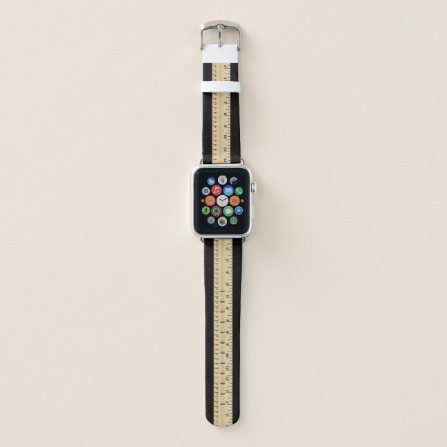 Teacher Ruler Apple Watch Band (Front)