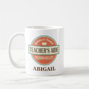 Teacher’s Aide Personalized Office Mug Gift