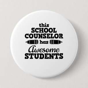 Teacher School Counselor Button