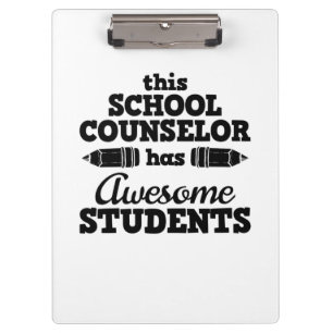 Teacher School Counselor Clipboard