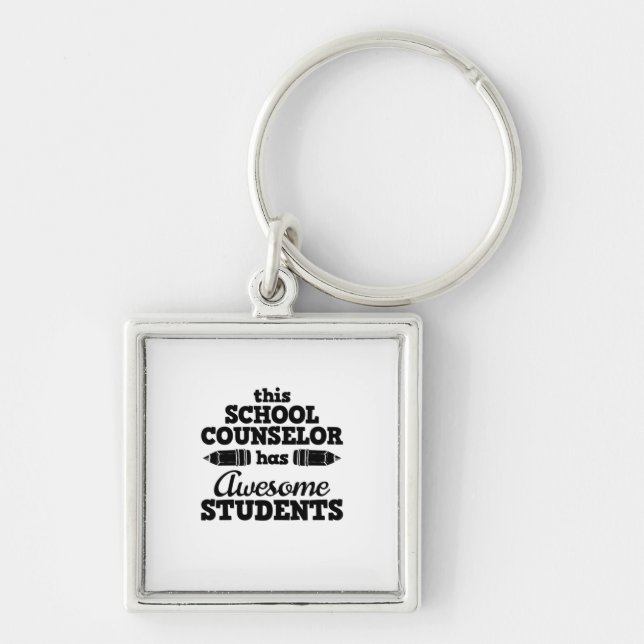 Teacher School Counselor Keychain (Front)