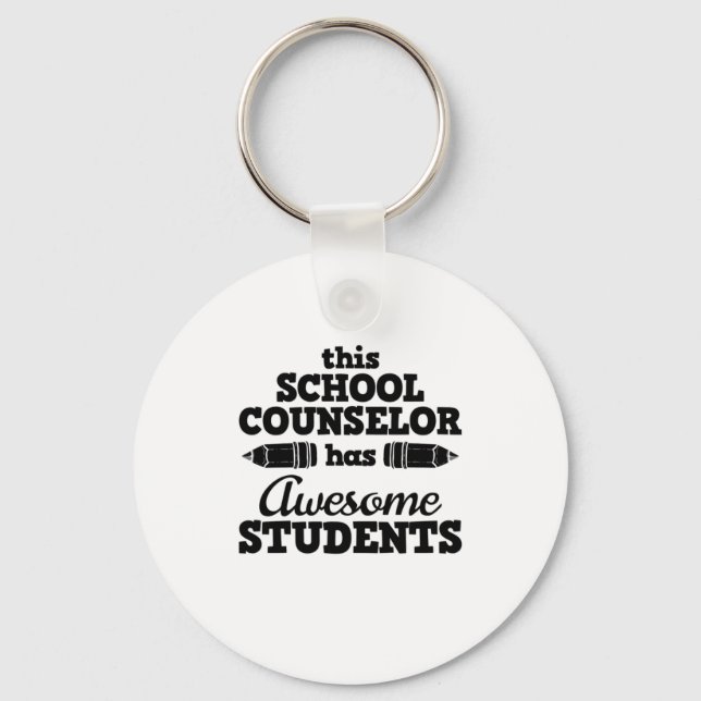 Teacher School Counselor Keychain (Front)