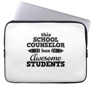 Teacher School Counselor Laptop Sleeve