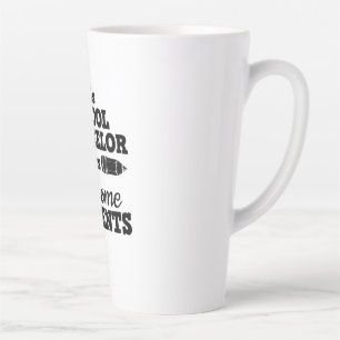 Teacher School Counselor Latte Mug