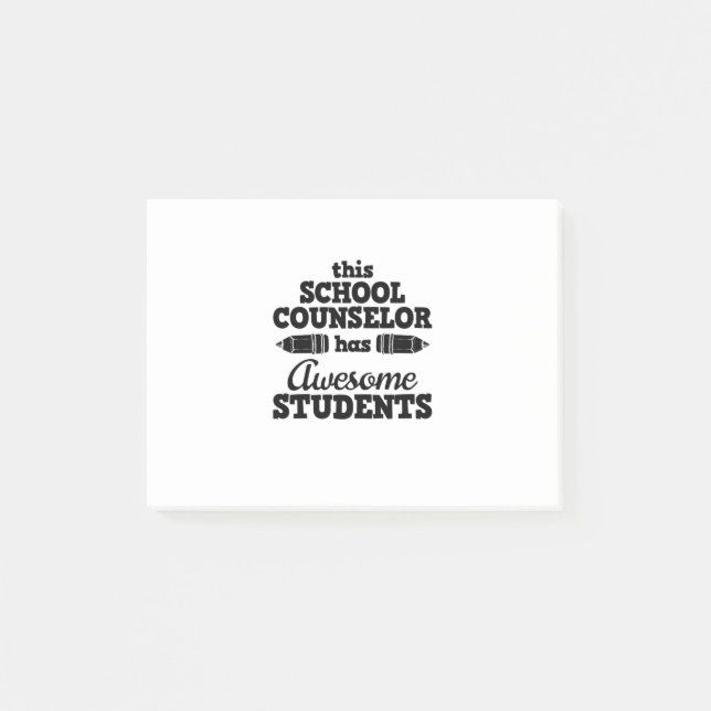 Teacher School Counselor Post-it Notes (Front)