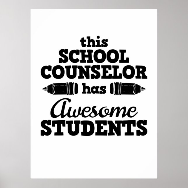 Teacher School Counselor Poster (Front)