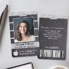 Teacher School Custom Employee Photo Logo Bar Code