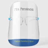 Teacher School Face Shield (Front)