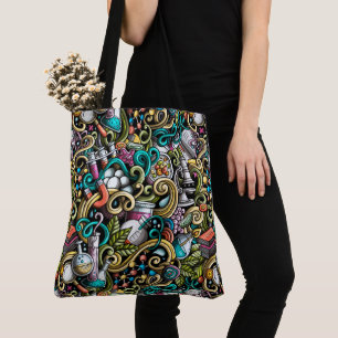 Teacher Science Print All Over Bag . Name on Back