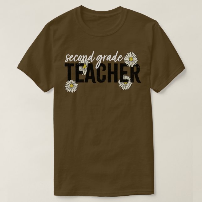TEACHER SECOND GRADE T-Shirt (Design Front)
