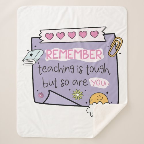 Teacher Sherpa Blanket Teacher Appreciation Gift