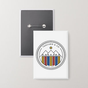 Teacher Shirt Design - Back To School Button