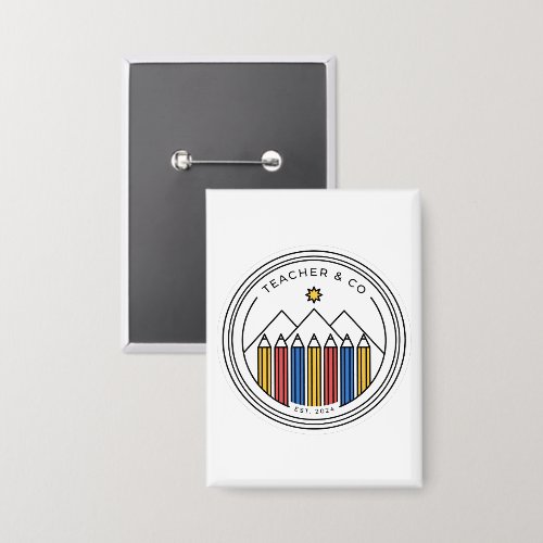 Teacher Shirt Design - Back To School Button