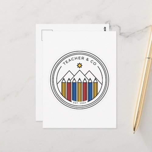 Teacher Shirt Design - Back To School Postcard