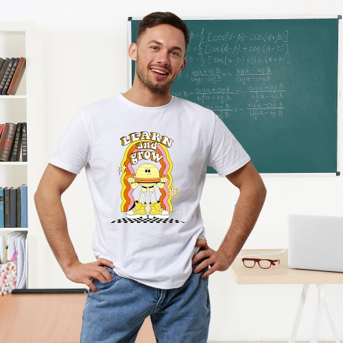 Teacher Shirt  Learn And Grow  Daycare Gift