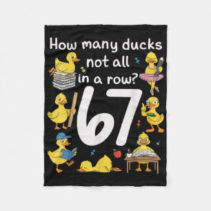 Teacher Six Seven Meme 67 Funny Teacher Duck In A Fleece Blanket
