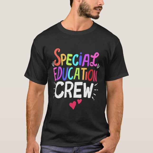 Teacher - SPED Teacher Special Education Crew - Pr T-Shirt (Front)