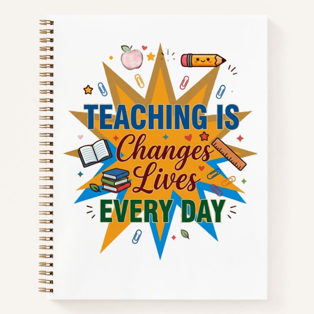 Teacher Spiral Notebook | (Front)