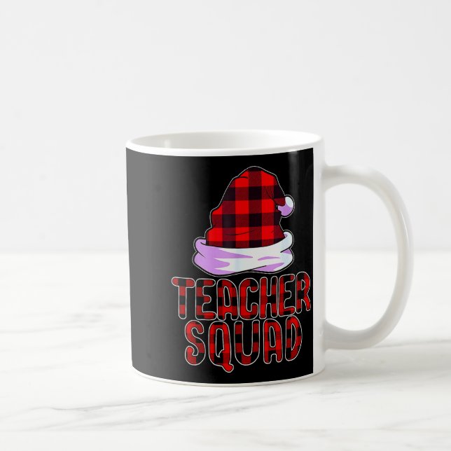 Teacher Squad Reindeer Funny Teacher Christmas Par Coffee Mug (Right)