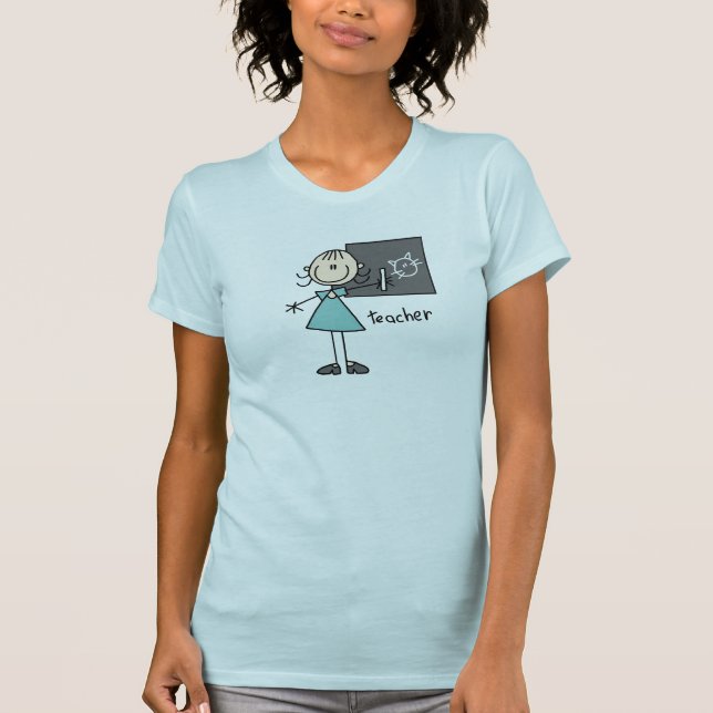Teacher Stick Figure Shirt (Front)