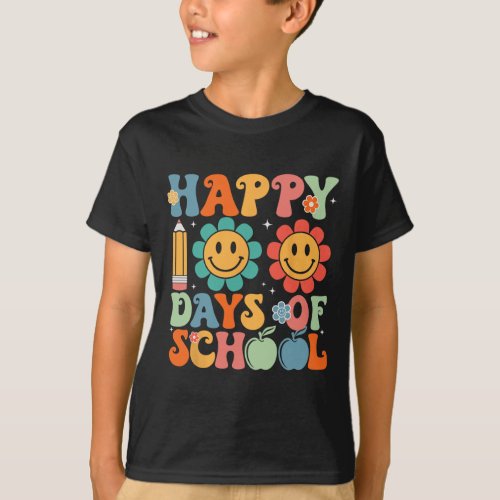 Teacher Student 100th Day Of School Happy 100 Days T_Shirt