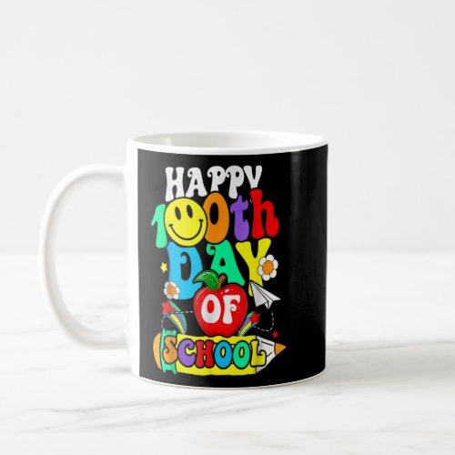 Teacher Student 100th Days Apple Happy 100 Days Of Coffee Mug