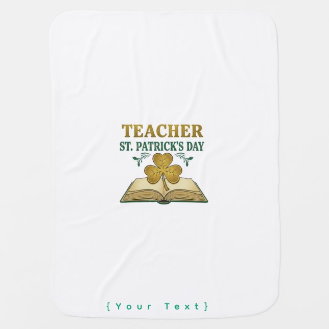 Teacher & Student Class of 2026 - Knowledge is Lig Baby Blanket (Front)