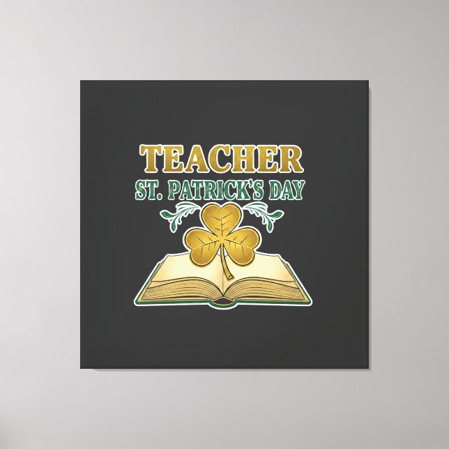 Teacher & Student Class of 2026 - Knowledge is Lig Canvas Print (Front)
