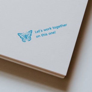 Teacher Student Reward Butterfly Pocket Stamp