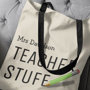 Teacher Stuff Bag   Personalized Gift