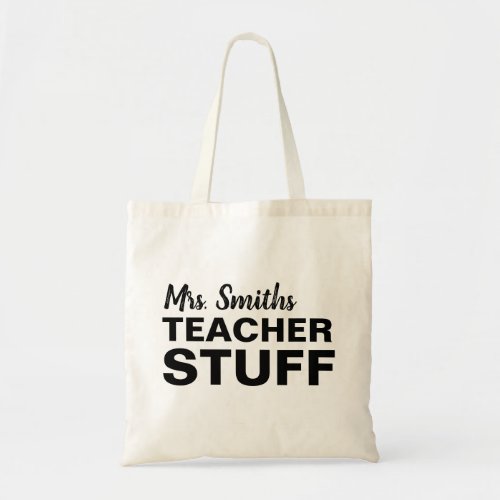 teacher stuff custom bag for teacher fashion