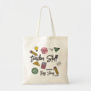 Teacher Stuff Personalised book bag