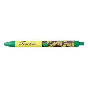 Teacher Sunflowers Cheerful Thank You Pen