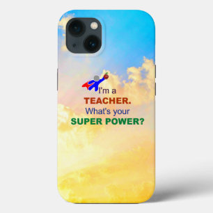 Teacher Superhero, popular design,  iPhone 13 Case