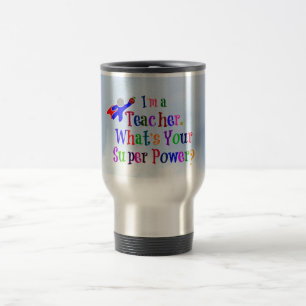 Teacher Superhero Travel Mug