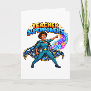 Teacher Superpowers Appreciation Gift Card