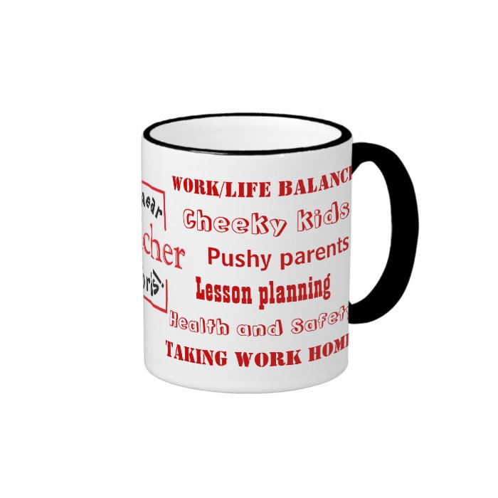 Teacher Swear Words Funny Teaching Joke Coffee Mugs