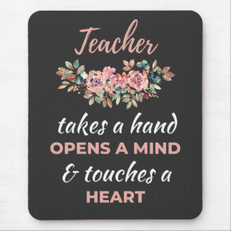 Teacher Takes A Hand Opens A Mind Mouse Pad
