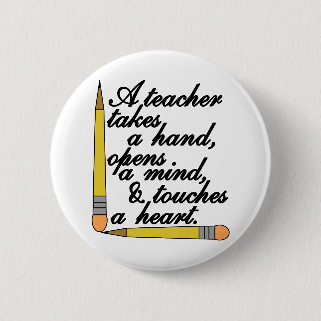 Teacher Takes Button (Front)