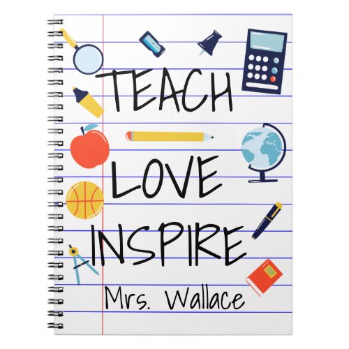 teacher teaching assistant classroom TA Notebook