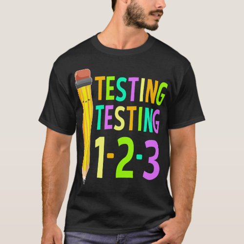 Teacher Testing Teacher STAAR Test Exam T_Shirt