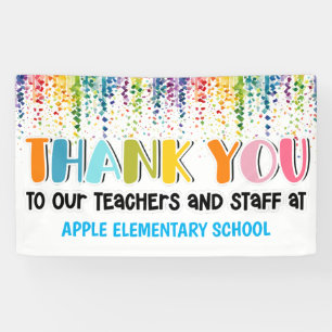 Teacher Thank You Banner   Teacher Appreciation 