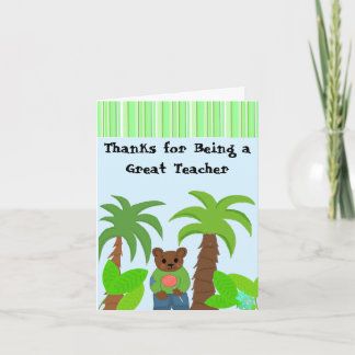 Teacher Thank You Card